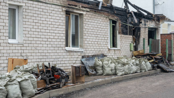 Professional Fire Damage Removal technician working in Princeton, WI